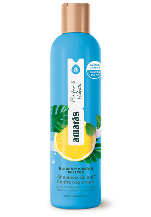 SHAMPOO SIN SAL ♡ CONTROL DE GRASA