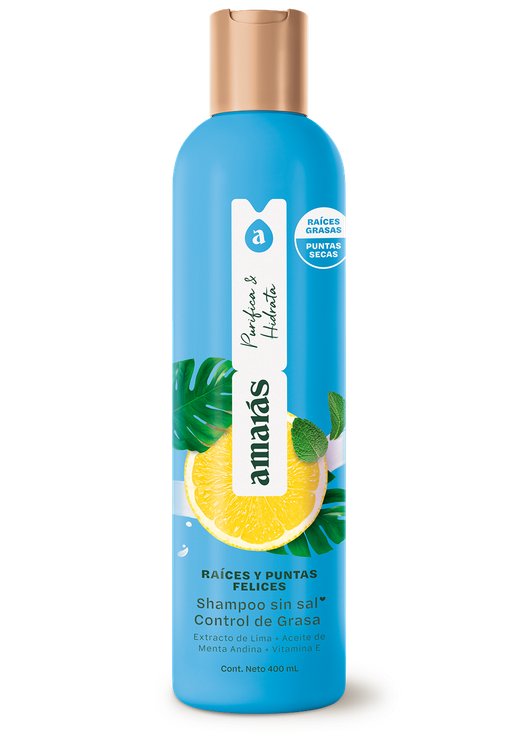 SHAMPOO SIN SAL ♡ CONTROL DE GRASA